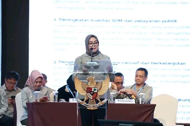Siska Karina Imran Paparkan Enam Isu Strategis Pembangunan Daerah Pada Munas APEKSI XVIII
