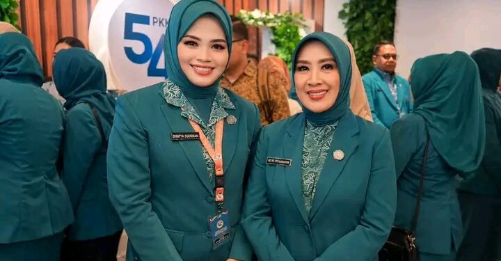 Ketua TP PKK Kota Kendari Hadiri Puncak HKG PKK ke-54 di Makassar