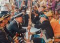 Gubernur Sultra Andi Sumangerukka Disematkan Gelar Adat Muna Sangia Mondono Wite Bhalano