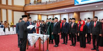Gubernur Lantik 26 Pejabat Lingkup Pemprov Sultra, Tegaskan Penguatan Merit Sistem dan Kinerja ASN