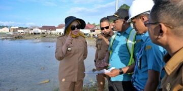 Wali Kota Kendari Tinjau Pembangunan Kampung Nelayan Tiga Kelurahan