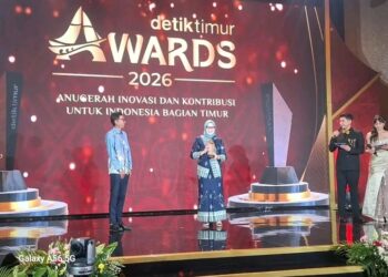 Wali Kota Kendari Terima Penghargaan Detiktimur Awards 2026 Berkat Inovasi Digitalisasi Penerimaan Daerah