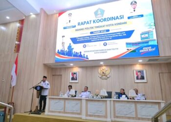 Pemkot Kendari Perkuat Sinergi dan Stabilitas Daerah di Bidang Politik