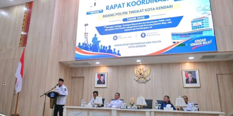 Pemkot Kendari Perkuat Sinergi dan Stabilitas Daerah di Bidang Politik