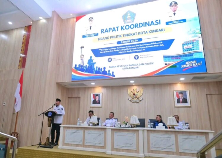 Pemkot Kendari Perkuat Sinergi dan Stabilitas Daerah di Bidang Politik