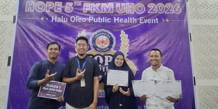 Mahasiswa Magister Kesehatan Masyarakat UHO Borong Prestasi pada HOPE 5 Tahun 2026